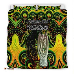 Penrith Panthers Bedding Set 2021 Indigenous Premiers Trophy