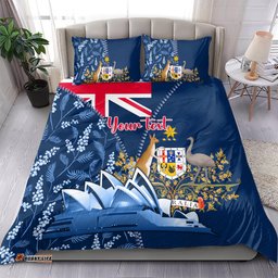 Personalised Happy Australia Day 26 January Bedding Set