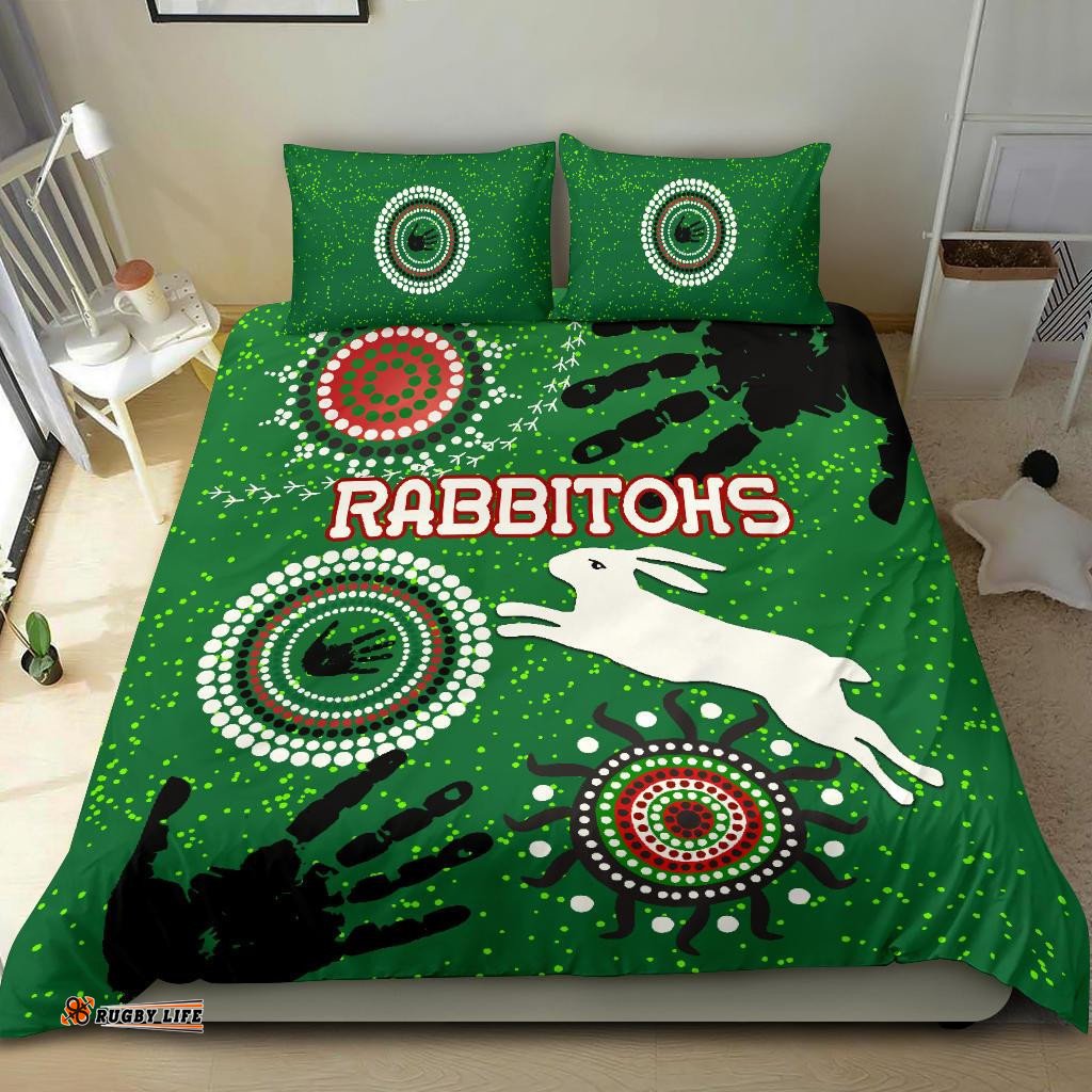 South Sydney Rabbitohs Indigenous Bedding Set Country Style