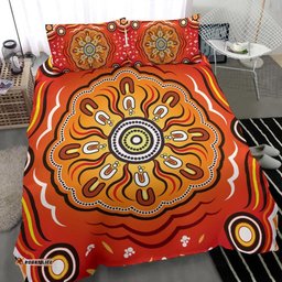 Aboriginal Bedding Set - Indigenous Art Patterns Ver01