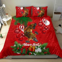 Personalised Platypus Lover Bedding Set Australia Merry Christmas Aboriginal