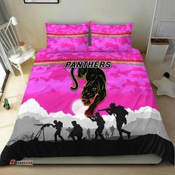 Penrith Panthers ANZAC 2022 Bedding Set Simple Style Pink