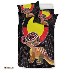 Aboriginal Bedding Set - Numbat with Aboriginal Flag
