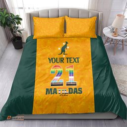 Custom Australia Matildas Pride With Kangaroo Bedding Set