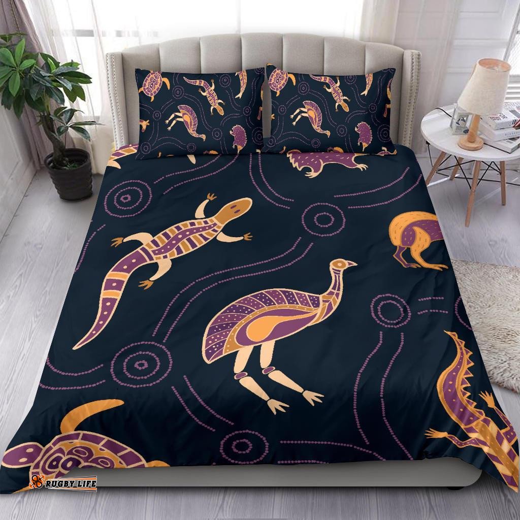 Bedding Set - Indigenous Animals Patterns