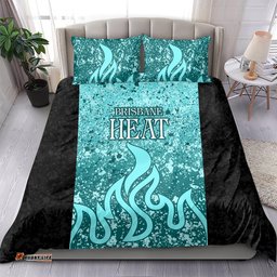 Brisbane Heat Custom Bedding Set BBL Cricket Team 2024