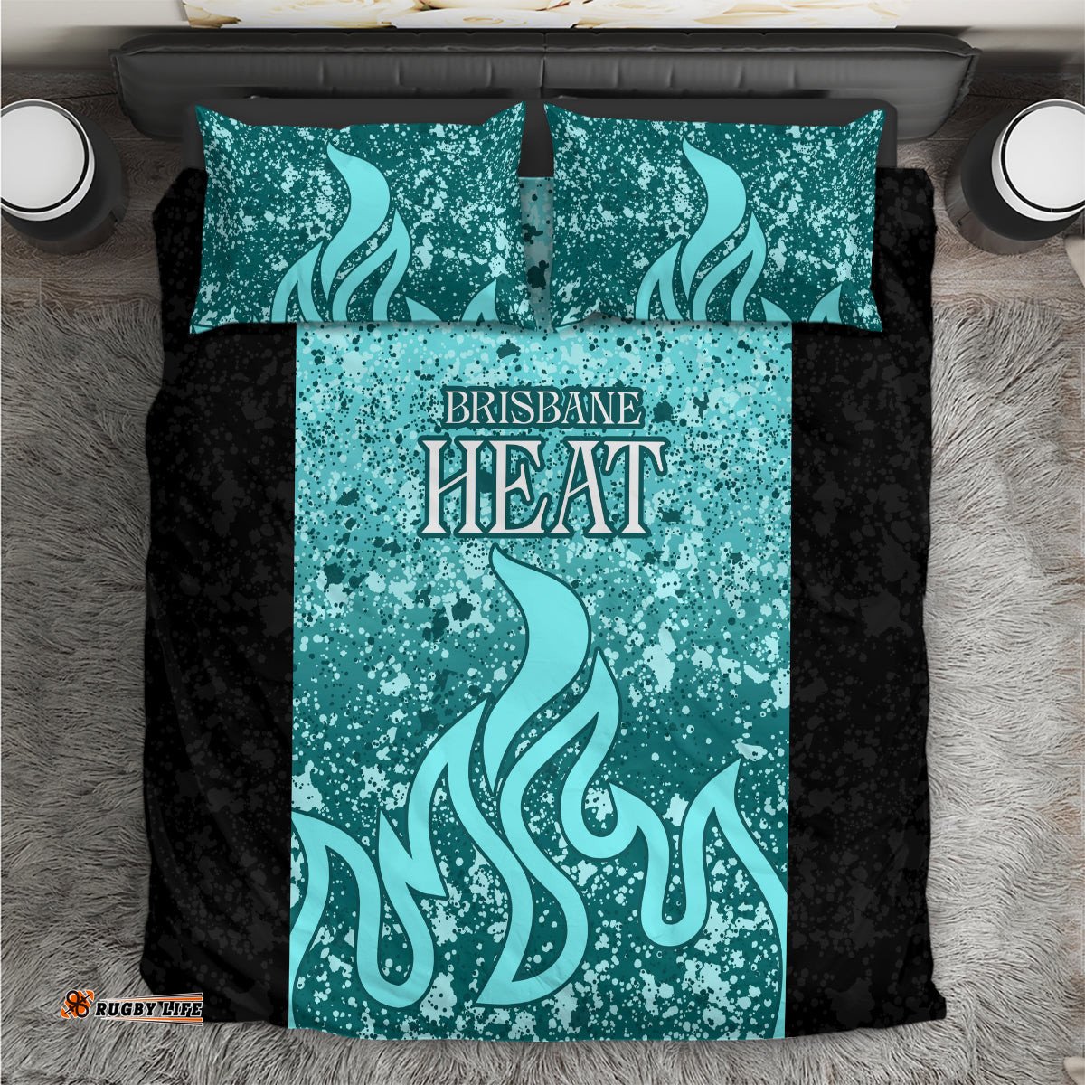 Brisbane Heat Custom Bedding Set BBL Cricket Team 2024