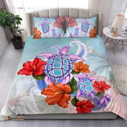 Turtle Hibiscus Bedding Set