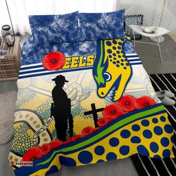 Eels Rugby Bedding Set Indigenous Anzac Day