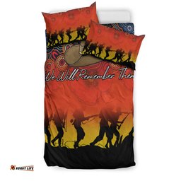 Anzac Day Bedding Set - Aboriginal Dot Painting Art -