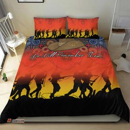 Anzac Day Bedding Set - Aboriginal Dot Painting Art -