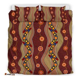 Aboriginal Bedding Sets, Boomerang Patterns Circle Art