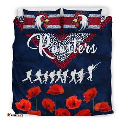 Roosters Anzac Day Bedding Set Rugby