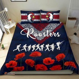 Roosters Anzac Day Bedding Set Rugby