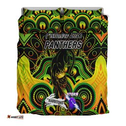 Penrith Panthers Bedding Set 2021 Indigenous Premiers The King