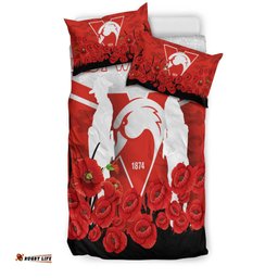 Sydney Swans Anzac Day Indigenous Art Bedding Set -