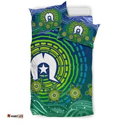 Torres Strait Islanders Bedding Set - Aboriginal Turtle