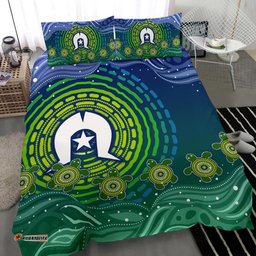 Torres Strait Islanders Bedding Set - Aboriginal Turtle