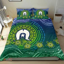 Torres Strait Islanders Bedding Set - Aboriginal Turtle