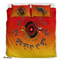 Aboriginal Bedding Set - Circle Pattern