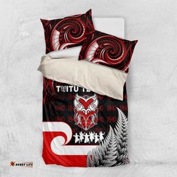 Aotearoa Toitu He Whakaputanga Bedding Set Toitu Te Tiriti O Waitangi