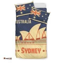 Bedding Sets - Sydney Bed Aus Flag Vintage Sydney Opera Sets