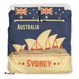 Bedding Sets - Sydney Bed Aus Flag Vintage Sydney Opera Sets