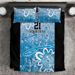 Adelaide Strikers Custom Bedding Set Minimalism Aboriginal