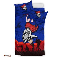 Custom Personalised Newcastle Knights ANZAC 2022 Bedding Set Simple Style