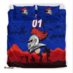 Custom Personalised Newcastle Knights ANZAC 2022 Bedding Set Simple Style