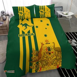 Bedding Set - Australia Kangaroo Sign National Color