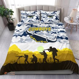 North Queensland Cowboys ANZAC 2022 Bedding Set Simple Style White