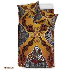 Aboriginal Art Special Vibes Bedding Set Indigenous