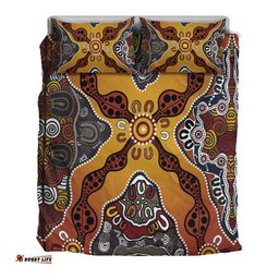 Aboriginal Art Special Vibes Bedding Set Indigenous