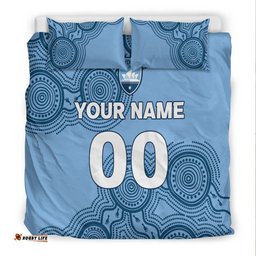 Custom Personalised Sydney Bedding Set - Indigenous Dot Painting Art -
