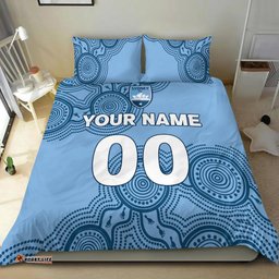 Custom Personalised Sydney Bedding Set - Indigenous Dot Painting Art -