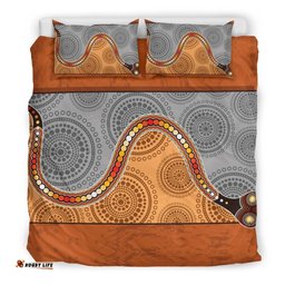 Aboriginal Bedding Set , Indigenous Snake