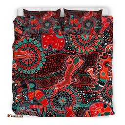 Bedding Sets - Aboriginal Animal & Dot Acrylic Paint