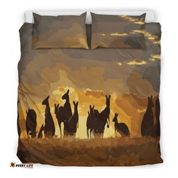 Bedding Sets - Kangaroo Bed Sets Family Sunset Ver02