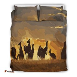 Bedding Sets - Kangaroo Bed Sets Family Sunset Ver02
