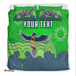 Custom Personalised Raiders Indigenous Bedding Set Canberra The Milk