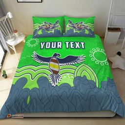 Custom Personalised Raiders Indigenous Bedding Set Canberra The Milk