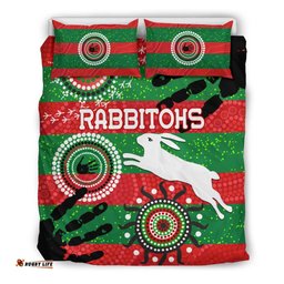 South Sydney Rabbitohs Indigenous Bedding Set Country Style No.1