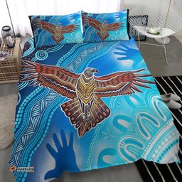 Australia Indigenous Bedding Set Aussie Life - Bird 01