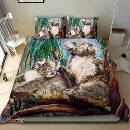 Bedding Set - Koala and Joey Bedding Set 3D Art