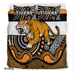 Tigers Indigenous Bedding Set Wests