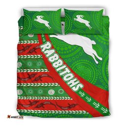 South Sydney Rabbitohs Aboriginal Bedding Set Victorian Vibes