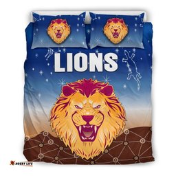 Brisbane Lions Bedding Set Simple Indigenous