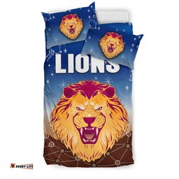Brisbane Lions Bedding Set Simple Indigenous