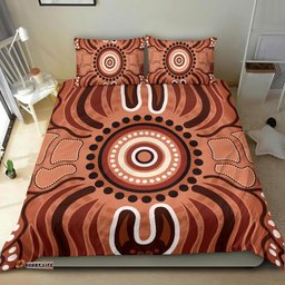 Aboriginal Bedding Set - Indigenous Art Patterns Ver02